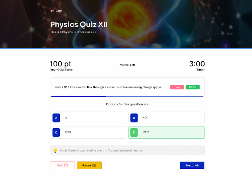 Quiz Interface